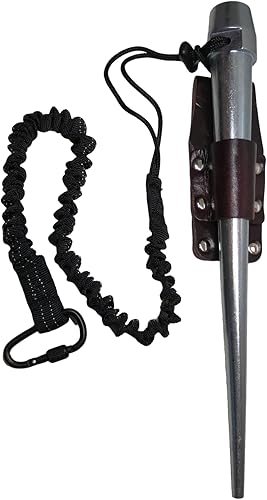 Miniatura 2 de Punzones de alineación de clavijas de toro de cabeza ancha mejorados, cono de 1-1/4 a 5/16 pulgadas, 13.75 pulgadas de largo, acero de aleación AISI