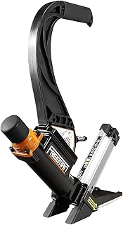 Freeman P50LSLW Lightweight Pneumatic 2-in-1 15.5-Gauge and 16-Gauge 2" Flooring Nailer/Stapler with Flooring Mallet and Interchangeable Base Plates