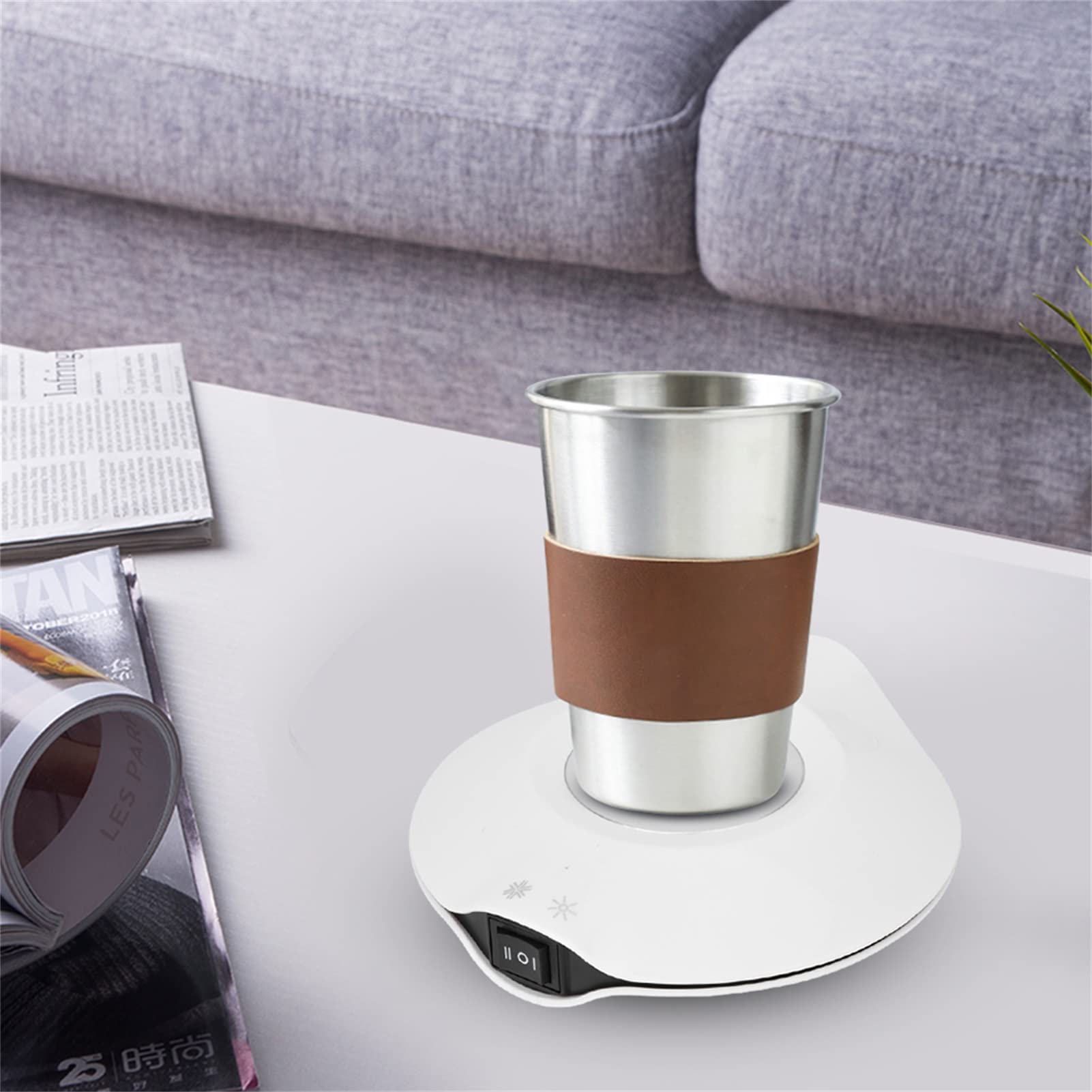 KKPLZZ Sottobicchiere USB, Tappetino per Tazze a Doppio Scopo Caldo e