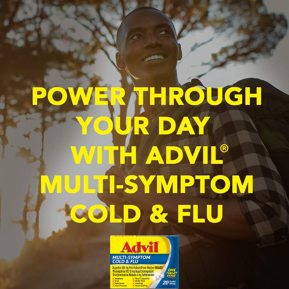 Advil Multi Symptom Cold and Flu Medicine - 20 Coated Tablets — Amazon image 4