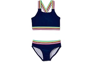 Timeless Girls' Tanya UPF 50+ Beach Sport Athletic Bikini Swimsuit In Style A