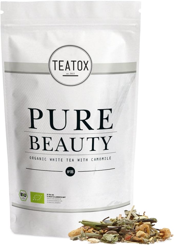 TEATOX Pure Beauty, Organic White Tea with Camomile, Refill