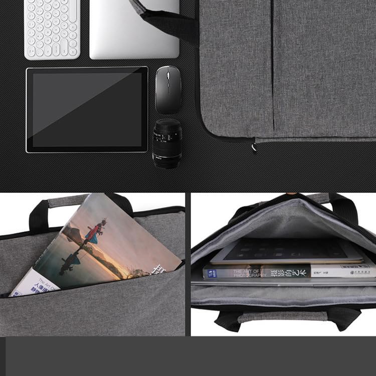 Bolso Cicilin para Laptop Unisex 17 pulgadas Negro miniatura 7