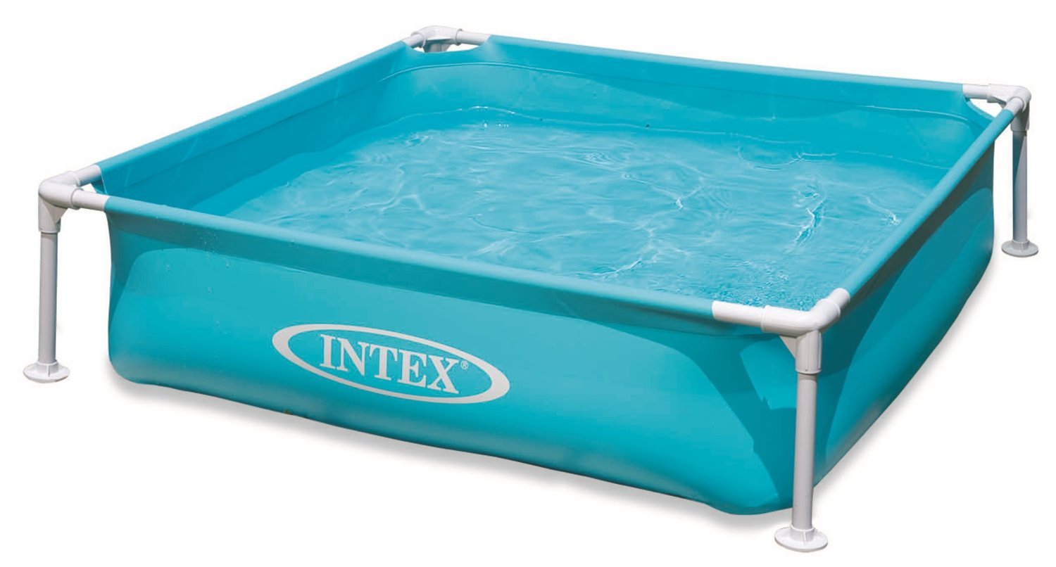 Amazon | INTEX ミニフレームプール ブルー 57173NP 122×122×30