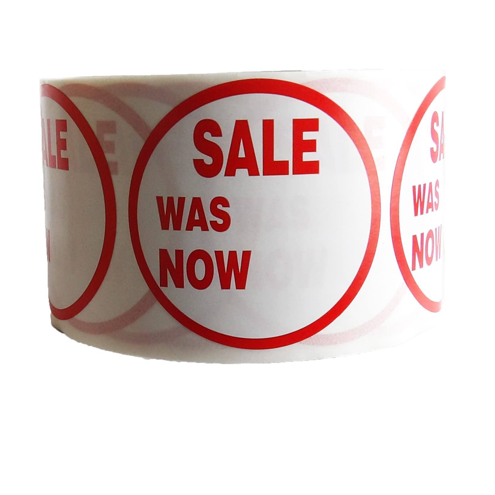Sale was Now Self Adhesive Stickers Sticky Labels Price Labels for Retail Price Display 45mm Diamter Roll of 500 Stickers