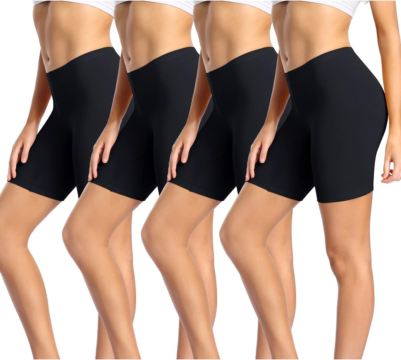wirarpa Women's Cycling Shorts Boxer Shorts High Waisted Cotton Shorts Panties Long Underwear Size S-5XL
