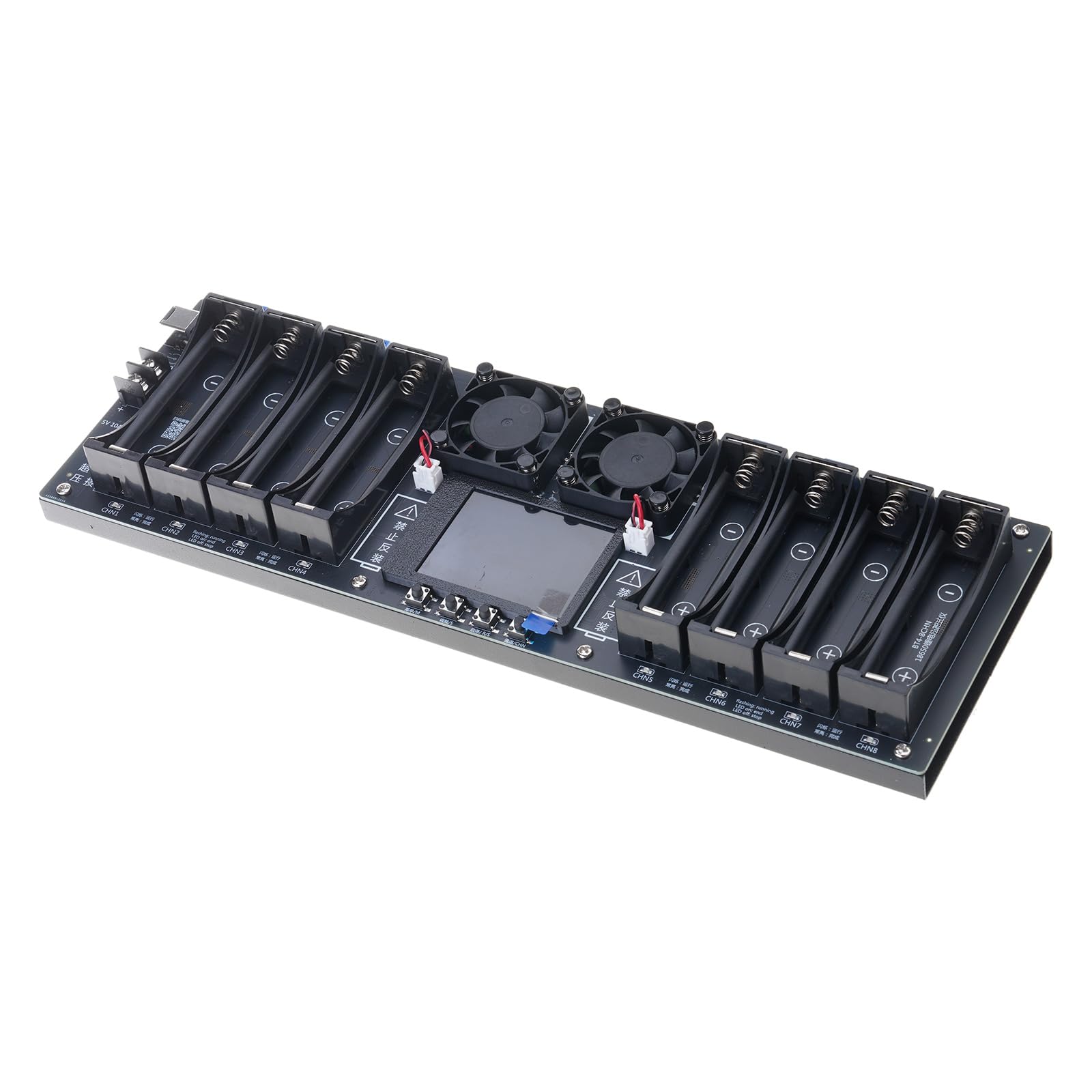 Efficient 8 Channel Lithium Batterys Tester Capacity Analyzers Suitable for 18650 with Internal Resistance & Cycle Testing Lithium Batteries Tester