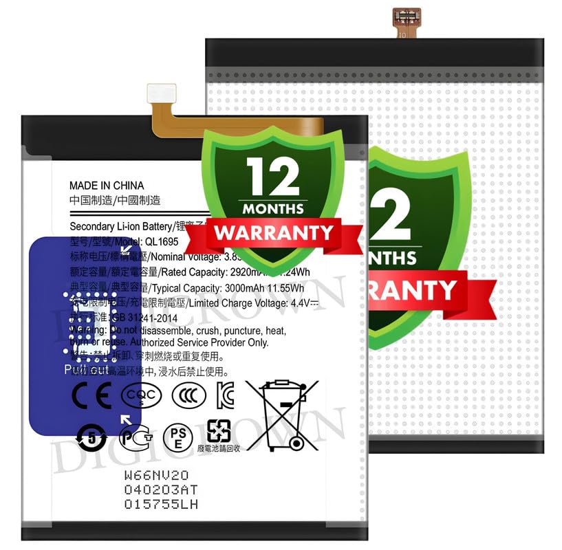 Image of Original QL1695 Battery Compatible for Samsung Galaxy A01 (SM-A015F) - (3000mAh) - 1 Year Warranty DF7
