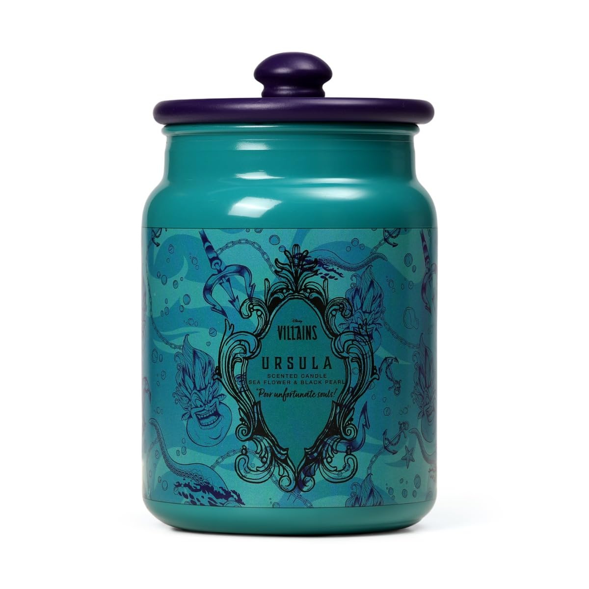 Disney's Villains Ursula Inspired Candle - Sea Flower & Black Pearl 430G (1-Wick) - DISVIC002N