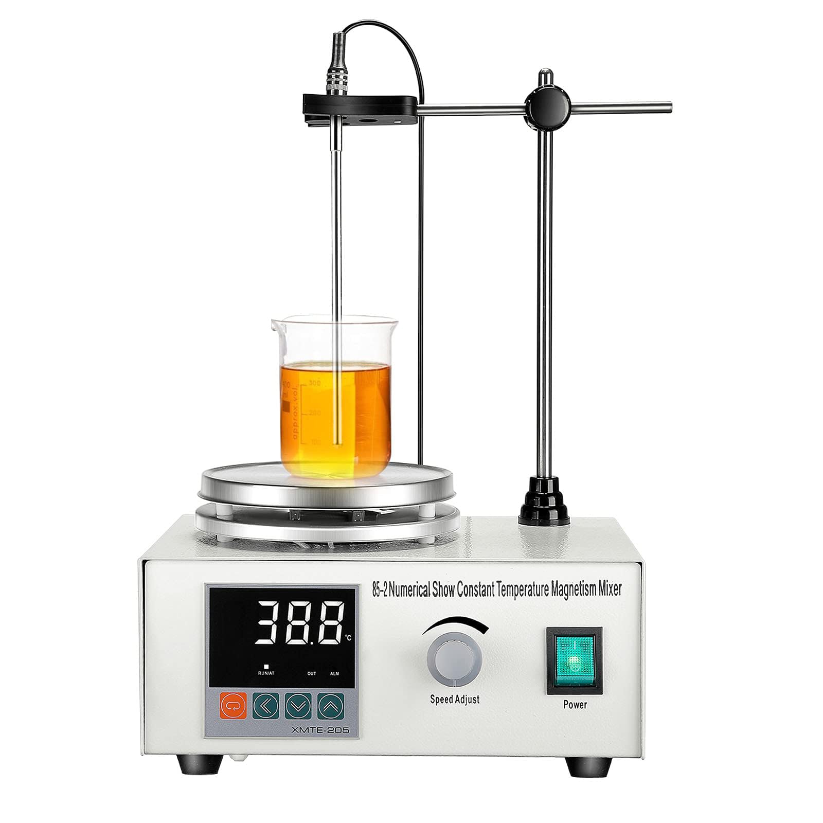 Placa Caliente magnética Digital de la agitación, Calentador del Laboratorio 200W con el Control de la Temperatura, Capacidad 1000ml, agitación Estable para la investigación y el Uso de la Industria