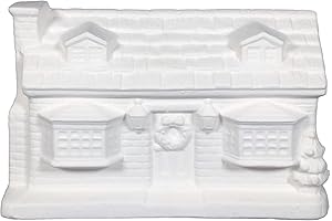 Ceramics in Montana Christmas Village House Ready to Paint Ceramic Bisque