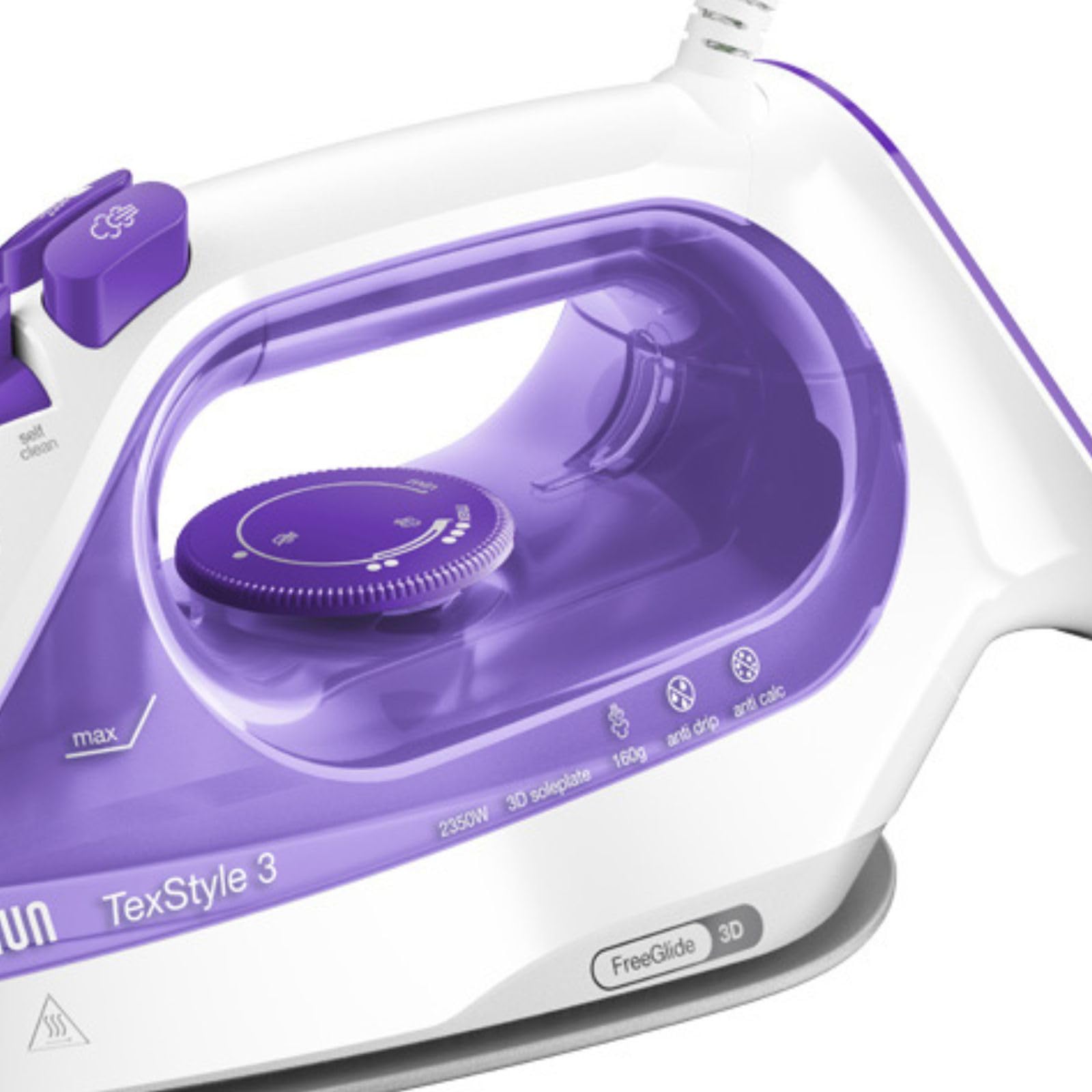 Braun Texstyle Żelazko Parowe, Fioletowy, 2350
