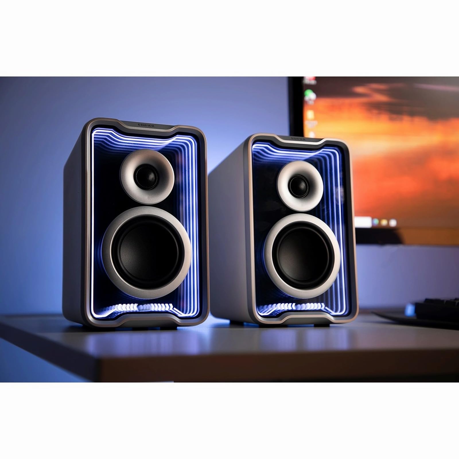 EDIFIER ホワイト QR30 スピーカー USB接続 EDIFIER QR30 | Edifier