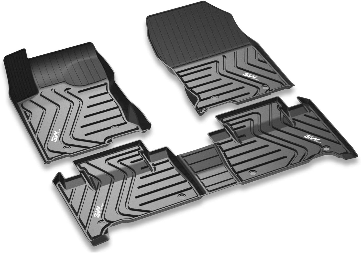 3W Floor Mats Compatible for Lexus NX 20152021 TPE All Weather Custom Fit Floor