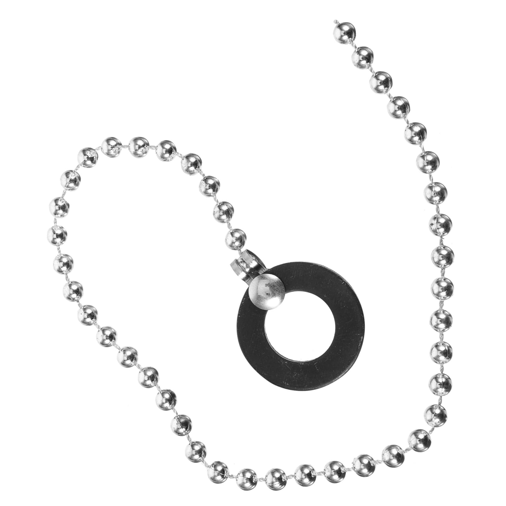 Totority 3pcs Drum Cymbal Chain Replacement Alloy Cymbal Beaded Chain Extension Perfect for Instrument Supplies