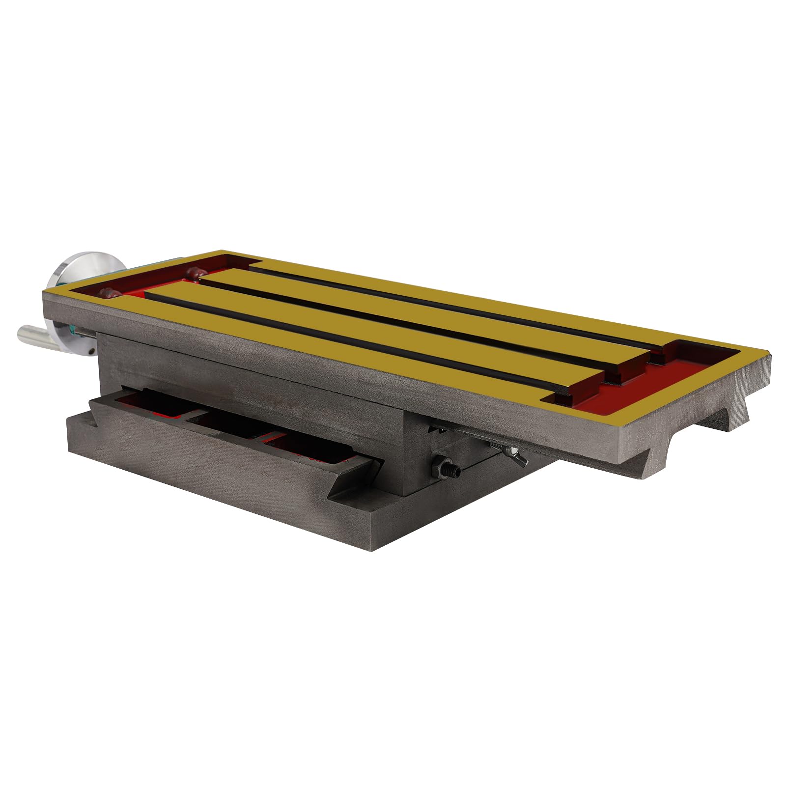 Trapano da banco da 570 x 360 mm, tavolo a croce per trapano a colonna | Tavolo da lavoro multifunzionale, corsa X 270 mm Y 125 mm, compatibile con trapano, fresatrice e smerigliatrice