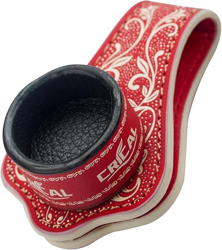CRICAL Magnetic Pool Chalk Holder, Leather Billiard Chalk Accessory