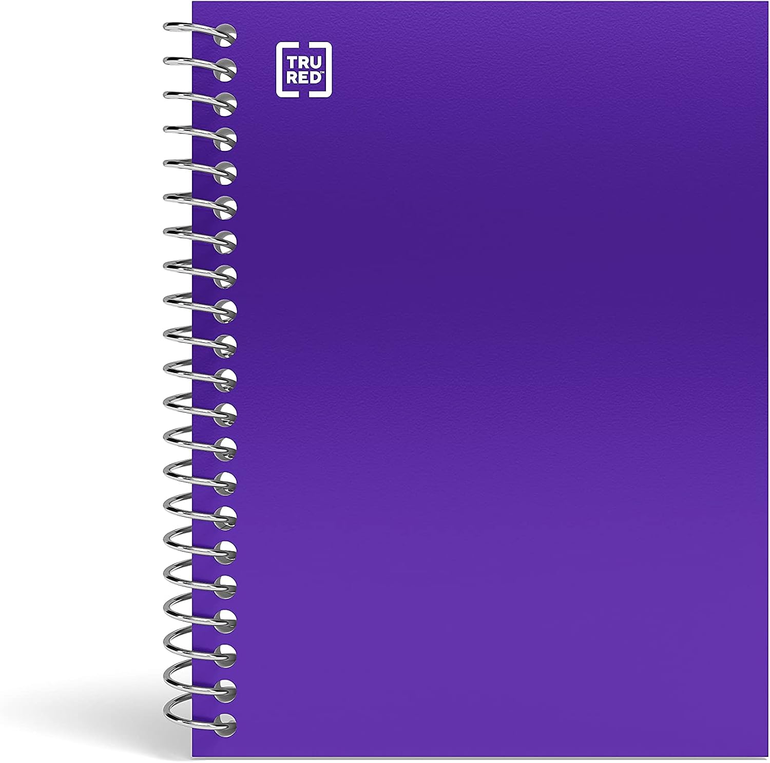 TRU RED Premium 1‑Subject Small Notebook, 3.5” x 5.5”, College Ruled, 200 Sheets, Black