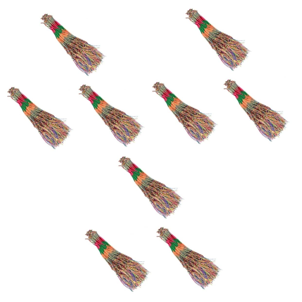 300piezas Pulsera Trenzada Colorida De Hilo De Pulseras De Amistad Para Muñecas y Tobillos Estilo y Color Aleatorio Para Festivales y Especiales