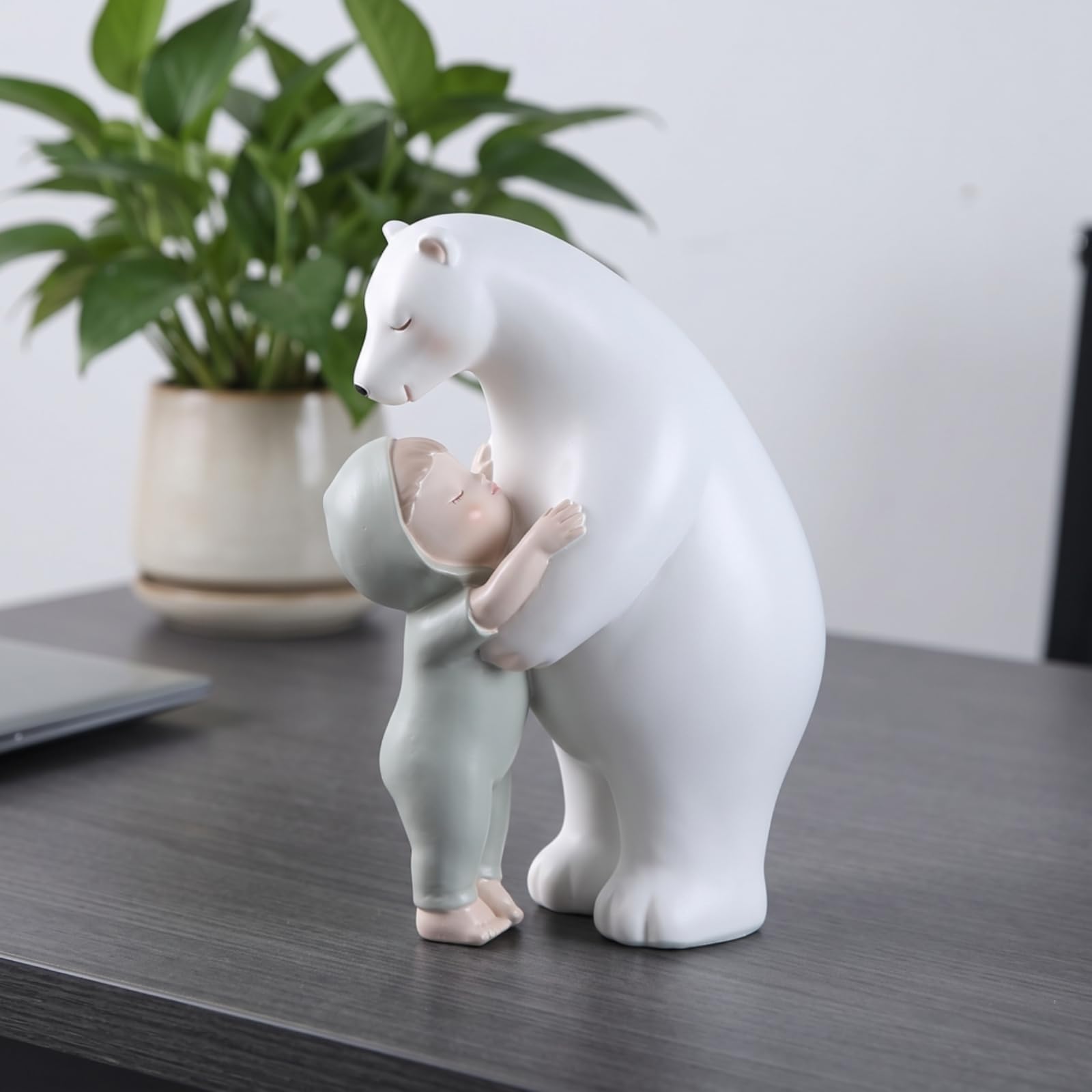 Figura Oso Ártico corativo Figura Resina Nórdico Oso Resina para Dormitorio