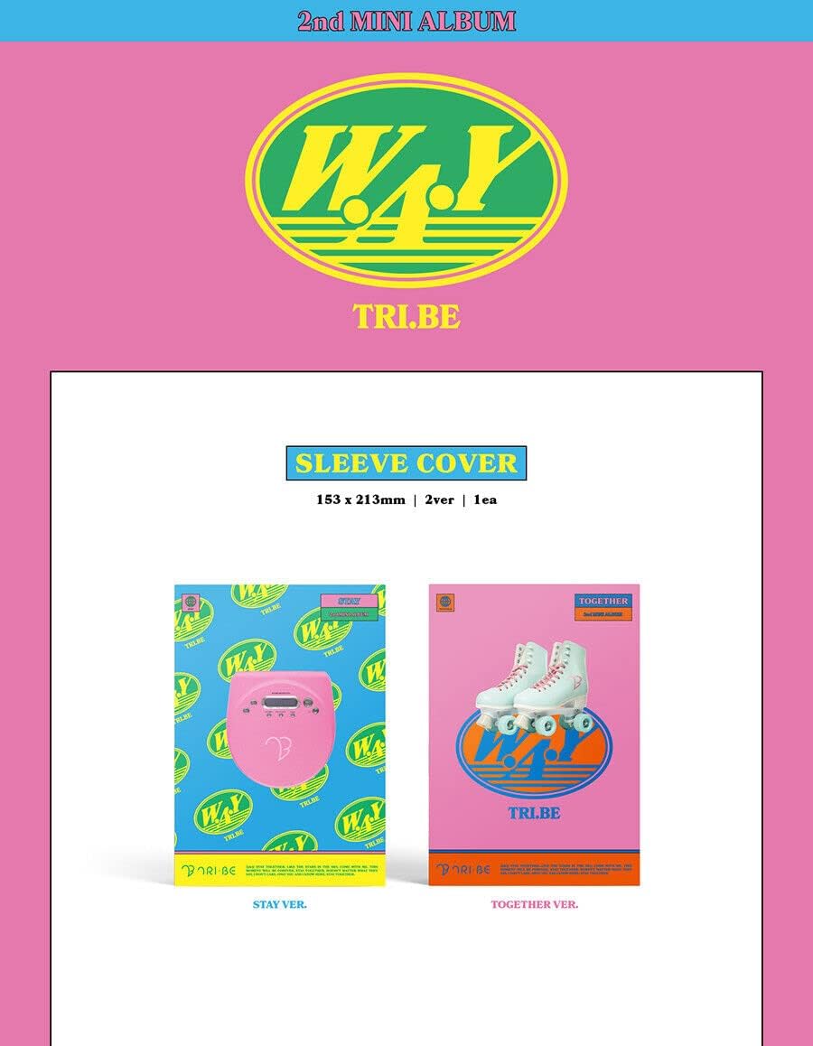 TRI.BE W.A.Y 2nd Mini Album ( STAY + TOGETHER - 2 Ver Set. ) K-POP SEALED