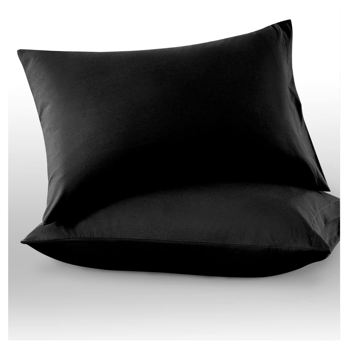 Gc Gaveno Cavailia Black Microfiber Pillow Cases, 2 Pack