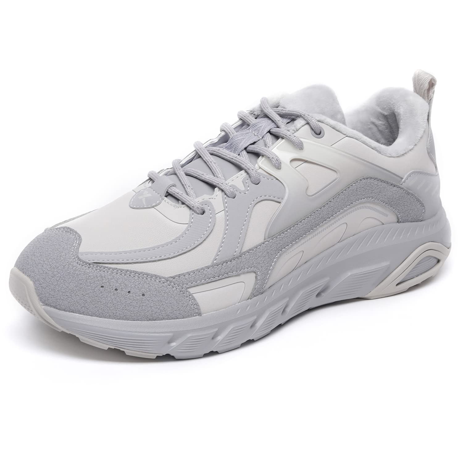 XTEP Mens Grey IP Sole Textile Coated Upper Sports Running Shoes (7.5 UK) (B0BGZS4TZR) Amazon Price History, Amazon Price Tracker