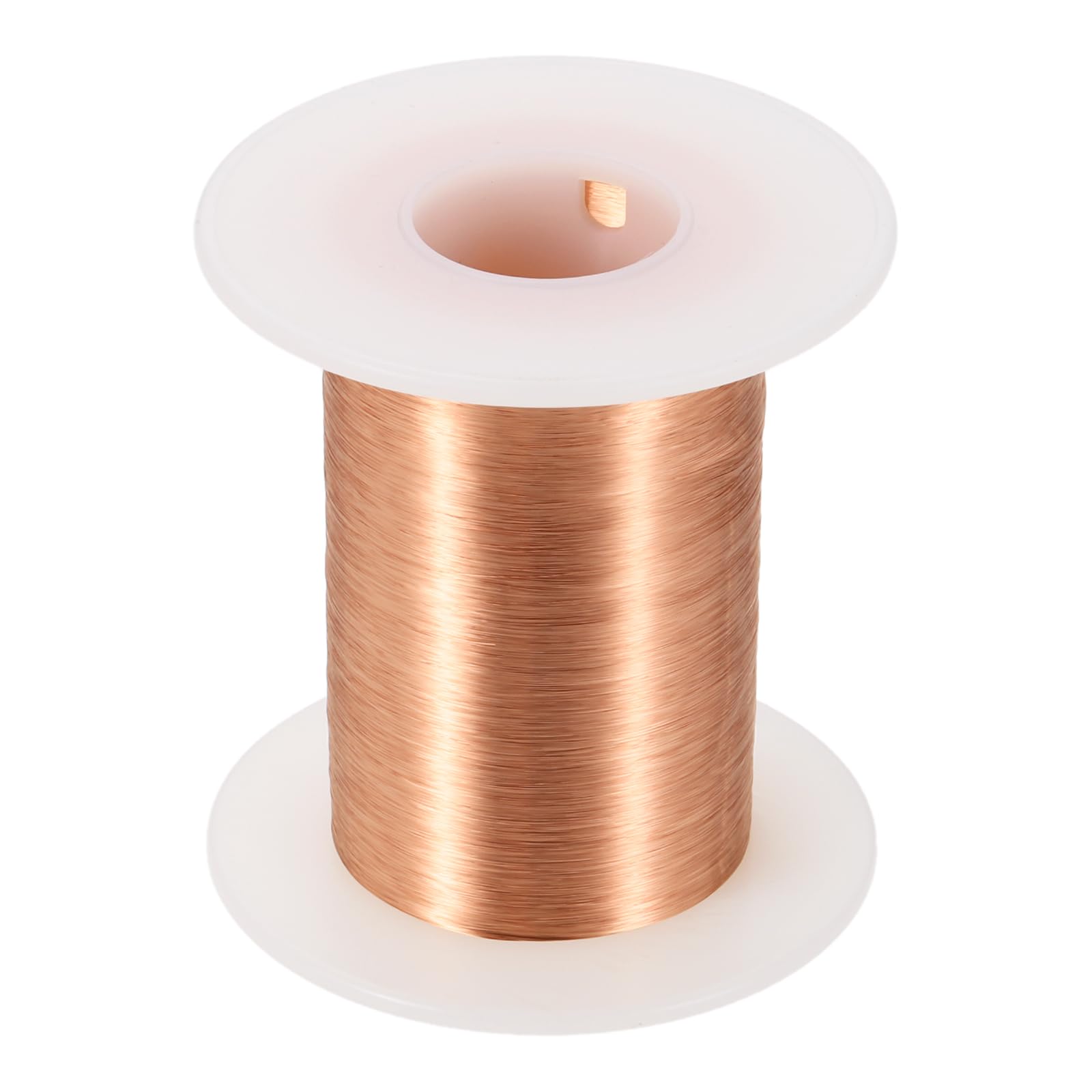 QUARKZMAN 42 AWG Alambre Magnetizado, Cobre Esmaltado 4 Oz Bobina Magnética Transformador Grado F 155°C