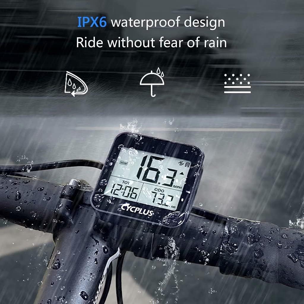 Prędkościomierz Rowerowy licznik kilometrów, inteligentna bezprzewodowa tabela kodów GPS, prędkościomierz do rowerów górskich/szosowych, komputer rowerowy Akcesoria do jazdy na rowerze na świeżym powi