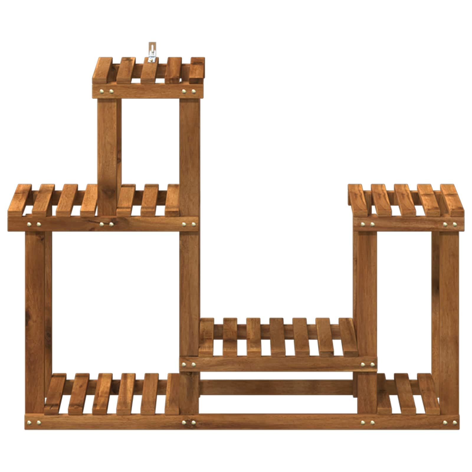 Supporto Pianta in Legno Acacia Massiccio 90 x 25 x 73 cm per Esterno