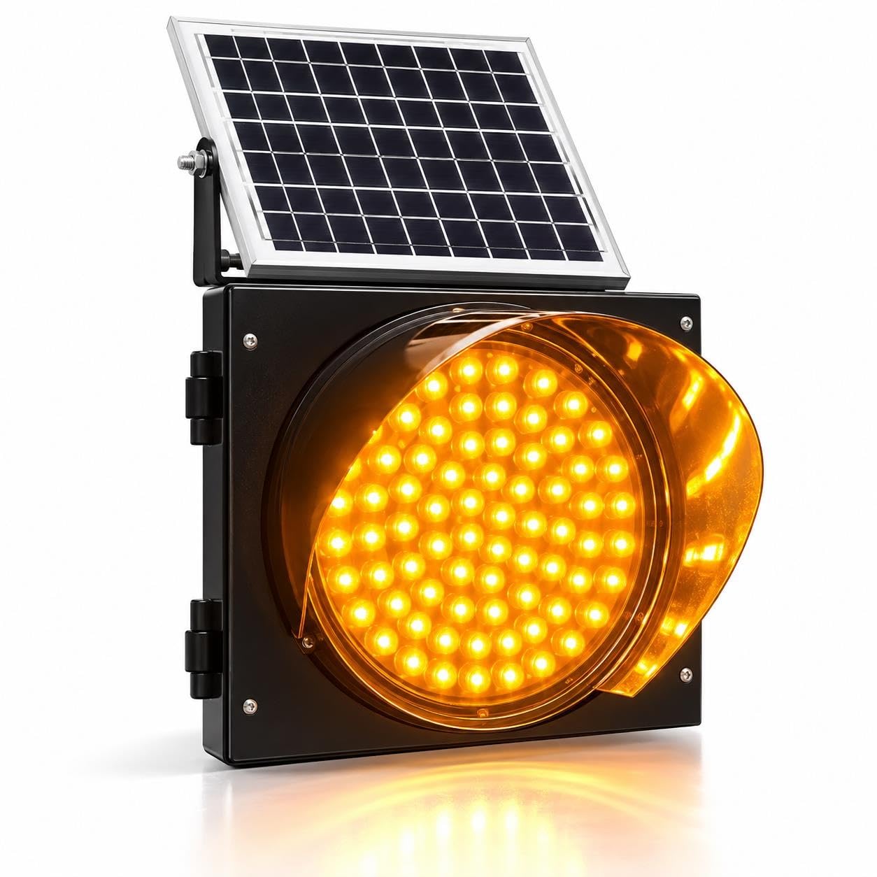 Baliza Solar Intermitente, Luz De Advertencia LED 12/16 Pulgadas