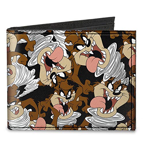Buckle-down mens buckle-down canvas bifold - tasmanian devil taz …