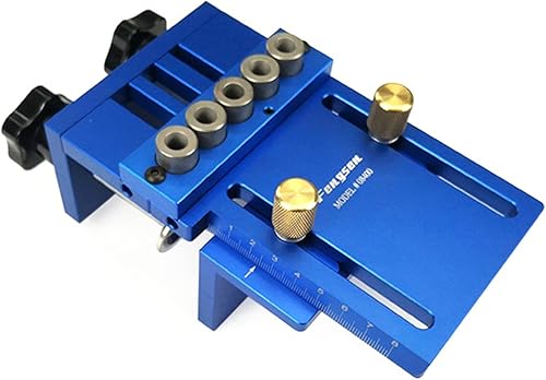 Miniatura 3 de Yuantenhwy - Kit universal de plantilla de alta precisión con 5 manguitos de perforación de clavijas (0.236/0.394 pulgadas), guía de perforación de