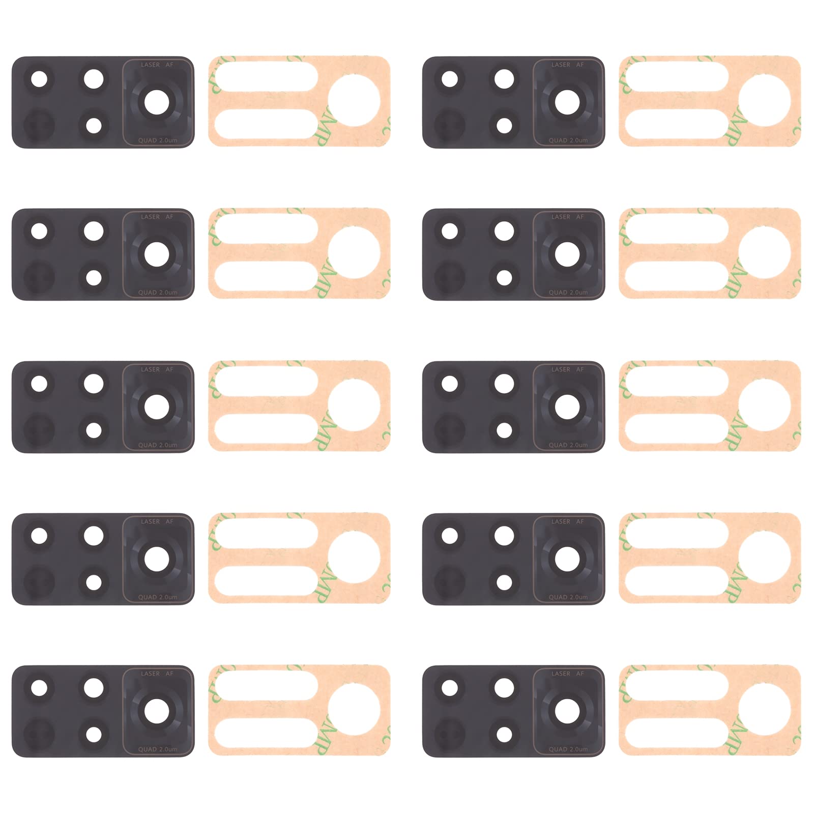 Mobile Phone Replacement Parts 10 PCS Back Camera Lens for Honor V40 5G