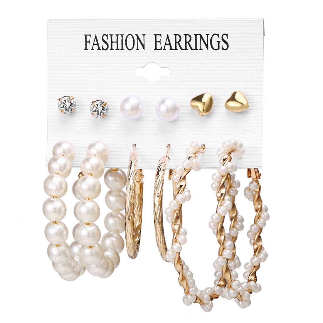 See full amazon price history chart for Best Valentine Gifts: Jewels Galaxy Stylish Pearl & AD Multi Designs Stunning 6 Pair of Earrings For Women/Girls (Design 1) (JG-PC-ERGG-175) Best Valentine Gifts: Jewels Galaxy Stylish Pearl & AD Multi Designs Stunning 6 Pair of Earrings For Women/Girls (Design 1) (JG-PC-ERGG-175) (B07Z86YGM9) Amazon Price History, Amazon Price Tracker