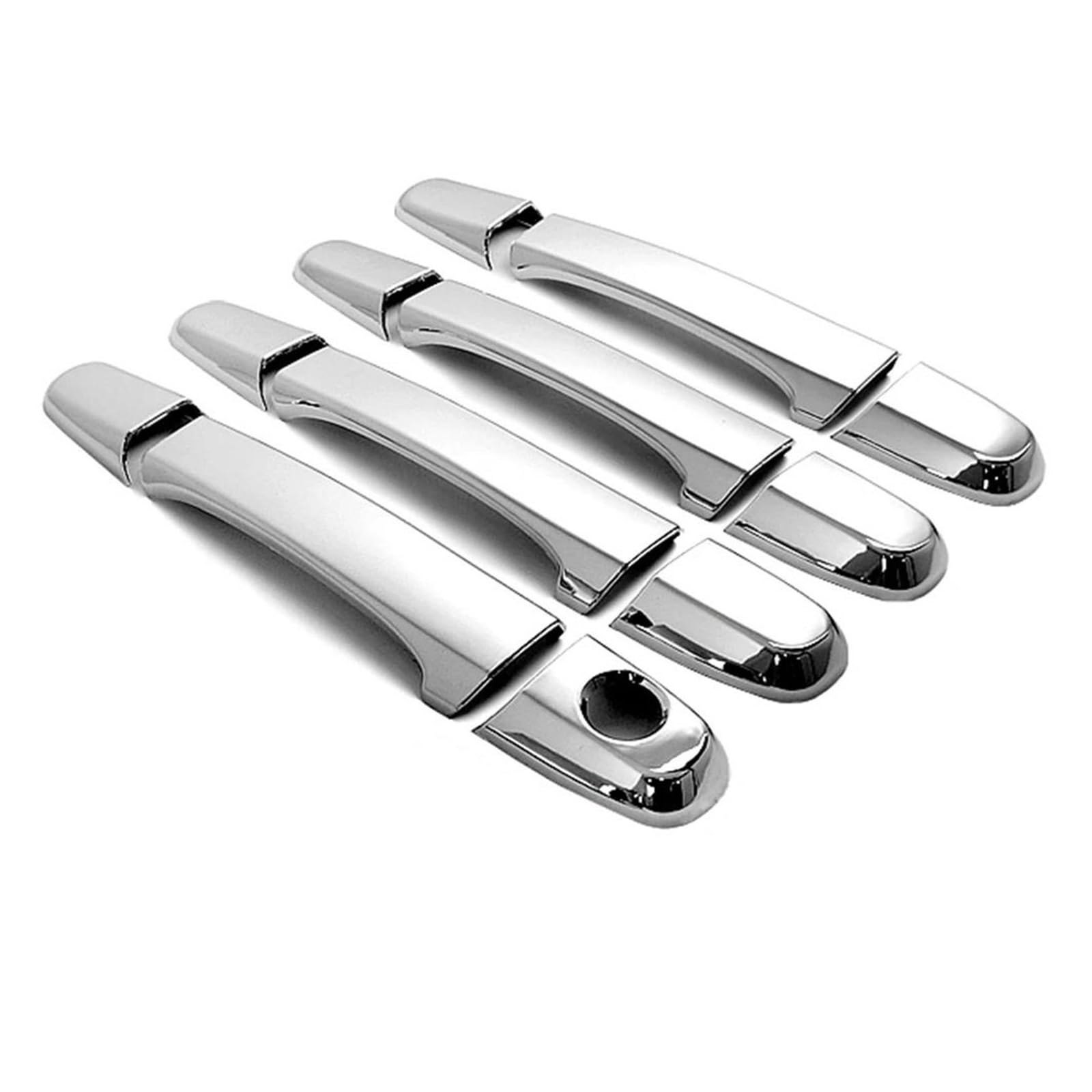 Kjhopy One Color Chrome Car Door Handle Trim Cover Protective Film Stickers For Lexus Rx300 Is200 Is300 1998 1999-2005