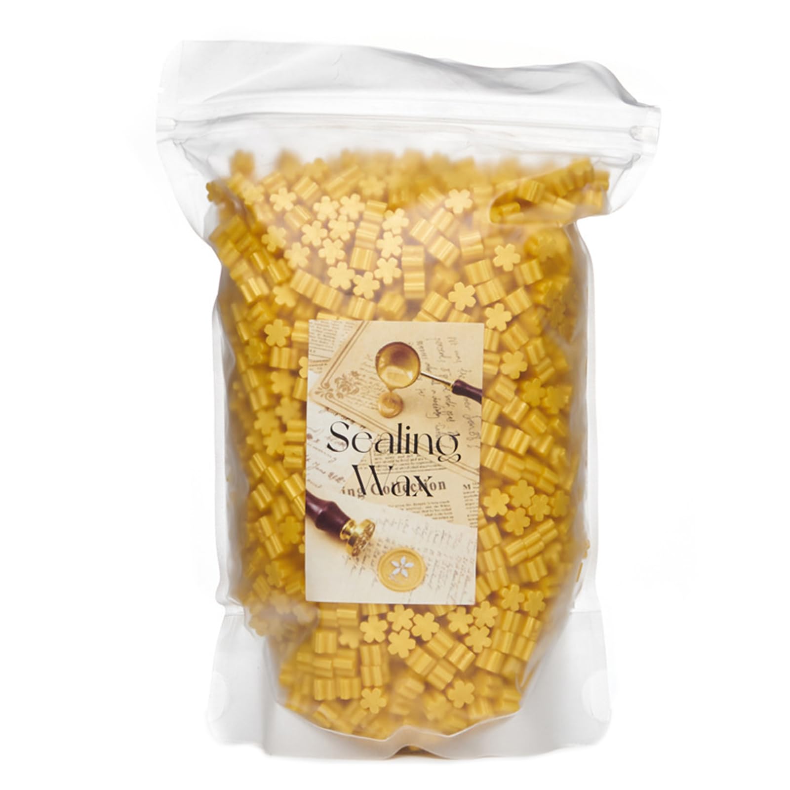 PANGBOER 500 g ceralacca Perline a Forma ceralacca Perline Sigillo per Timbro abbellimento Artigianale sigillatura