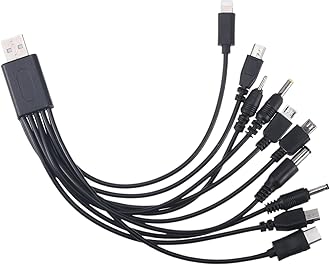 Multi-Charger 10 in 1 Universal USB Charging Cable 10 In 1 Usb Cable Multi Adapter Multifunction Charging Sync Cord universal camera cables for PSP/Nokia/HTC/LG/Samsung Camera Charger Cable