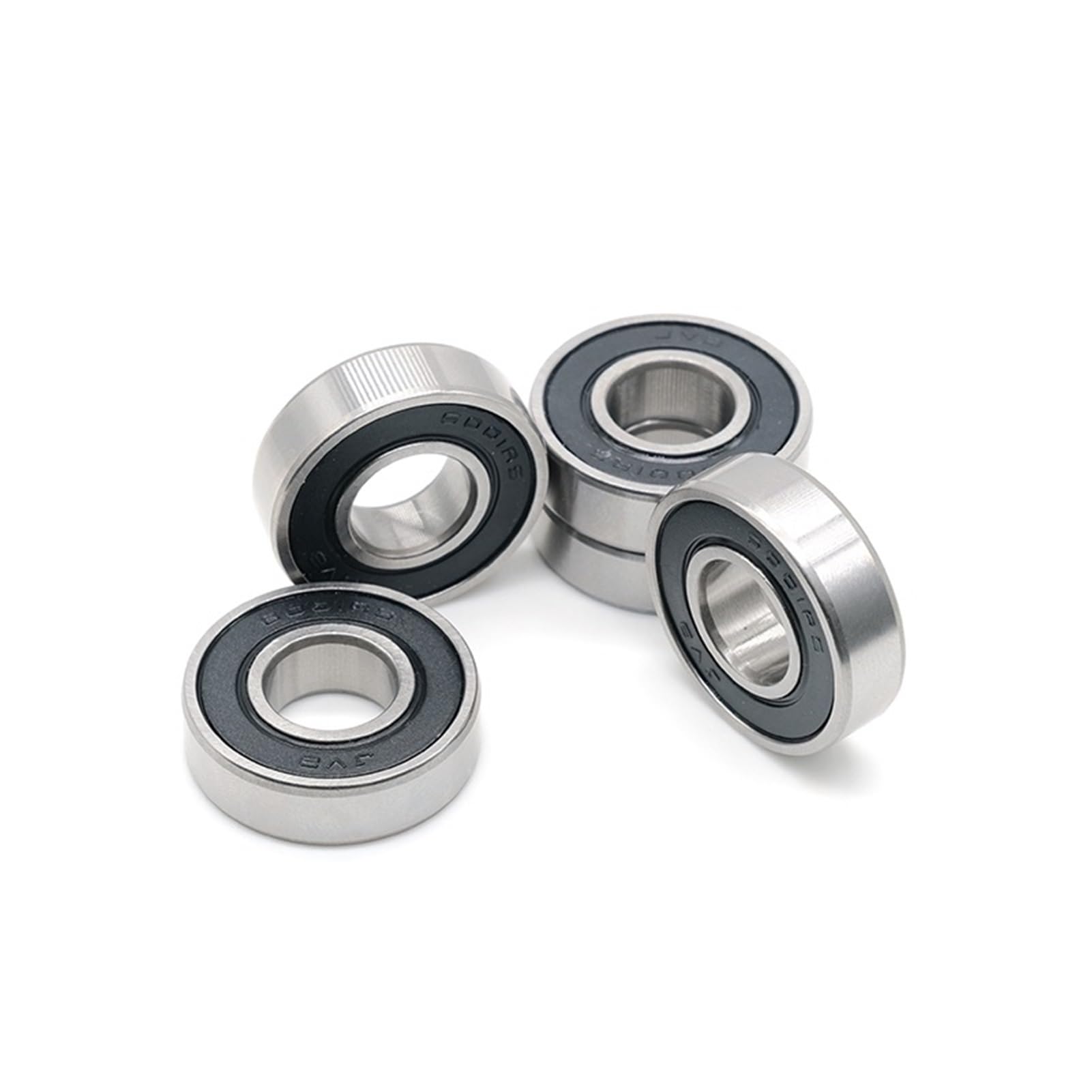 Roulements rigides à billes Lot de 5 roulements hybrides en céramique 6000 10 x 26 x 8 mm for pédaliers et pièces de rechange de vélo Abec-7 Roulements à billes 6000RS CB Si3N4 Roulements