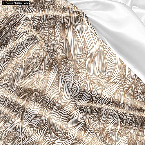Image of ArtzFolio Background Waves D1 | Reusable Sack Bag | Bag for Gym, Storage, Vegetable & Travel