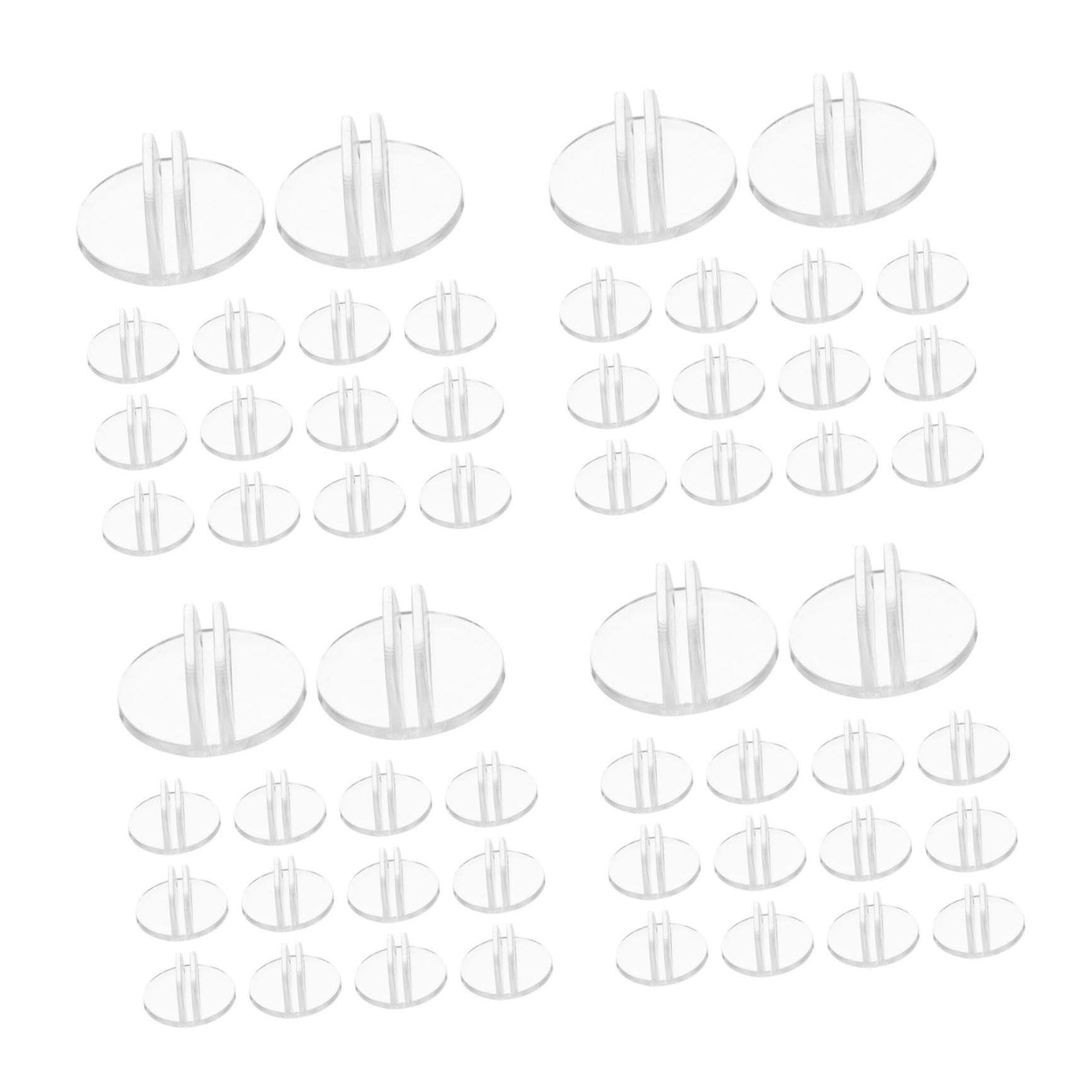 Tofficu 4 Juegos De Tarjeteros De Plástico Para Tarjetas De Presentación Organizador Para Uso En La Oficina 50 Unidades X 4