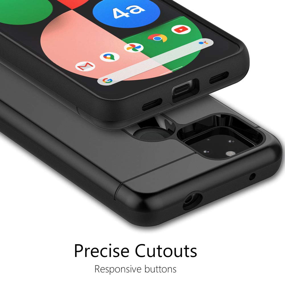 Amazon.com: Teelevo Wallet Case for Google Pixel 4a 5G, Dual Layer