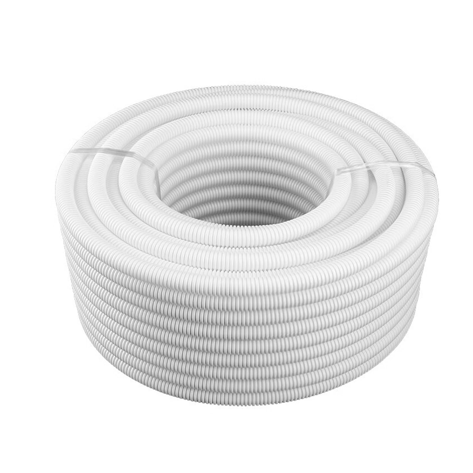 Tubo flessibile a soffietto in plastica ritardante interno da 1-5 metri, manicotto protettivo ondulato filettato isolato in PP(4 METERS_20MM)