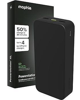 モーフィー　mophie powerstation pro XL　ブラック Powerstation Pro XL 25K Fabric Power Bank – mophie