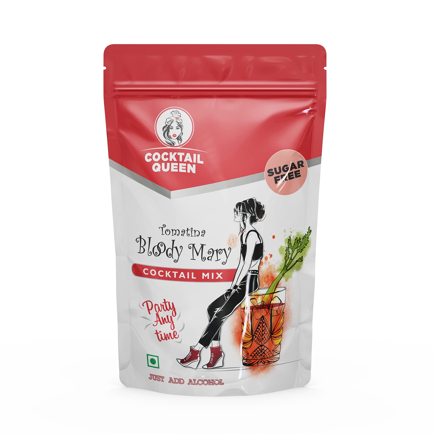 cocktailqueen Cocktail/Mocktail Mix, Tomatina Bloody Mary, 135 ml, Pack of 6