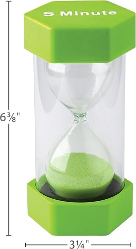 Miniatura 3 de Teacher Created Resources 20660 reloj de arena de 5 minutos
