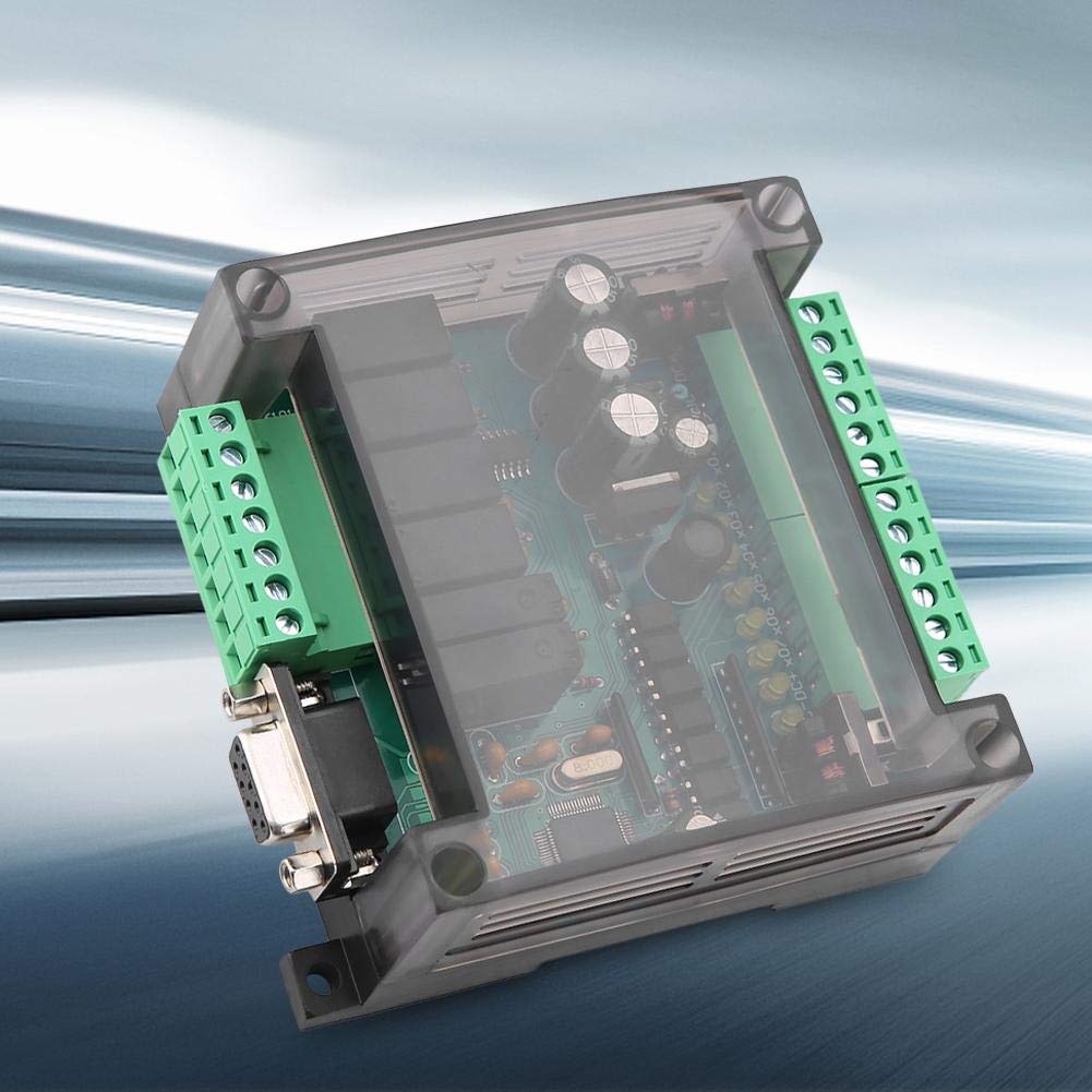 Scheda PLC, DC24V FX1N-14MR DC 24V 5A Scheda di controllo industriale PLC Logica programmabile Uscita relè, Supporti per GX developer o GX works2