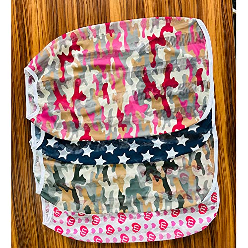 Image of HDKUW Pet Clothes,Dog Summer T-Shirt Cool Breathable Sunscreen Dog Vest Clothes Outfit Costume for Medium Large Dogs Red Heart 5XL