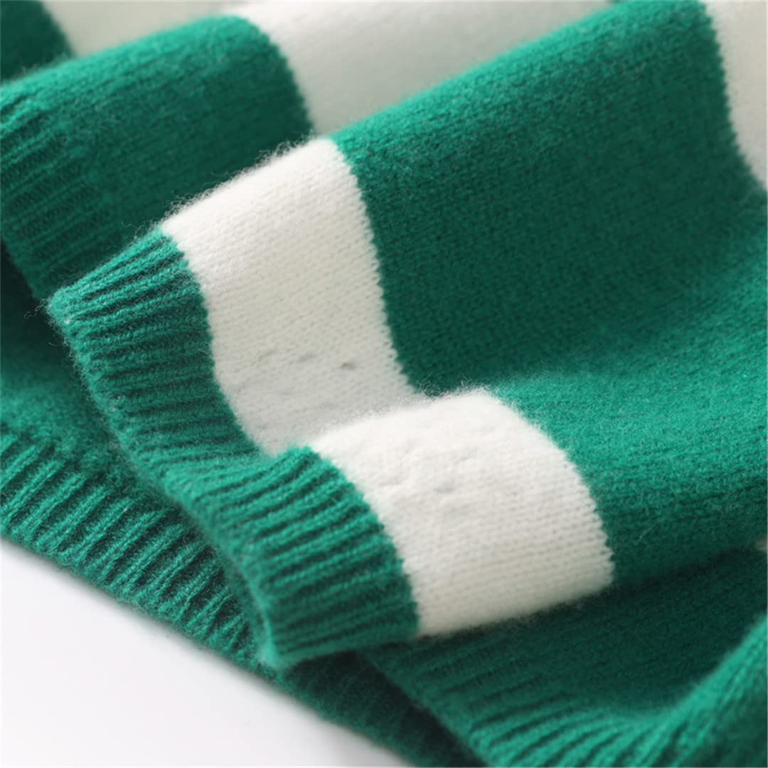 Hamthuit Pullover lavorato a maglia in lana da donna Maglioni da donna Inverno O-Collo a maniche lunghe Camicia a paragrafo corta Maglione allentato