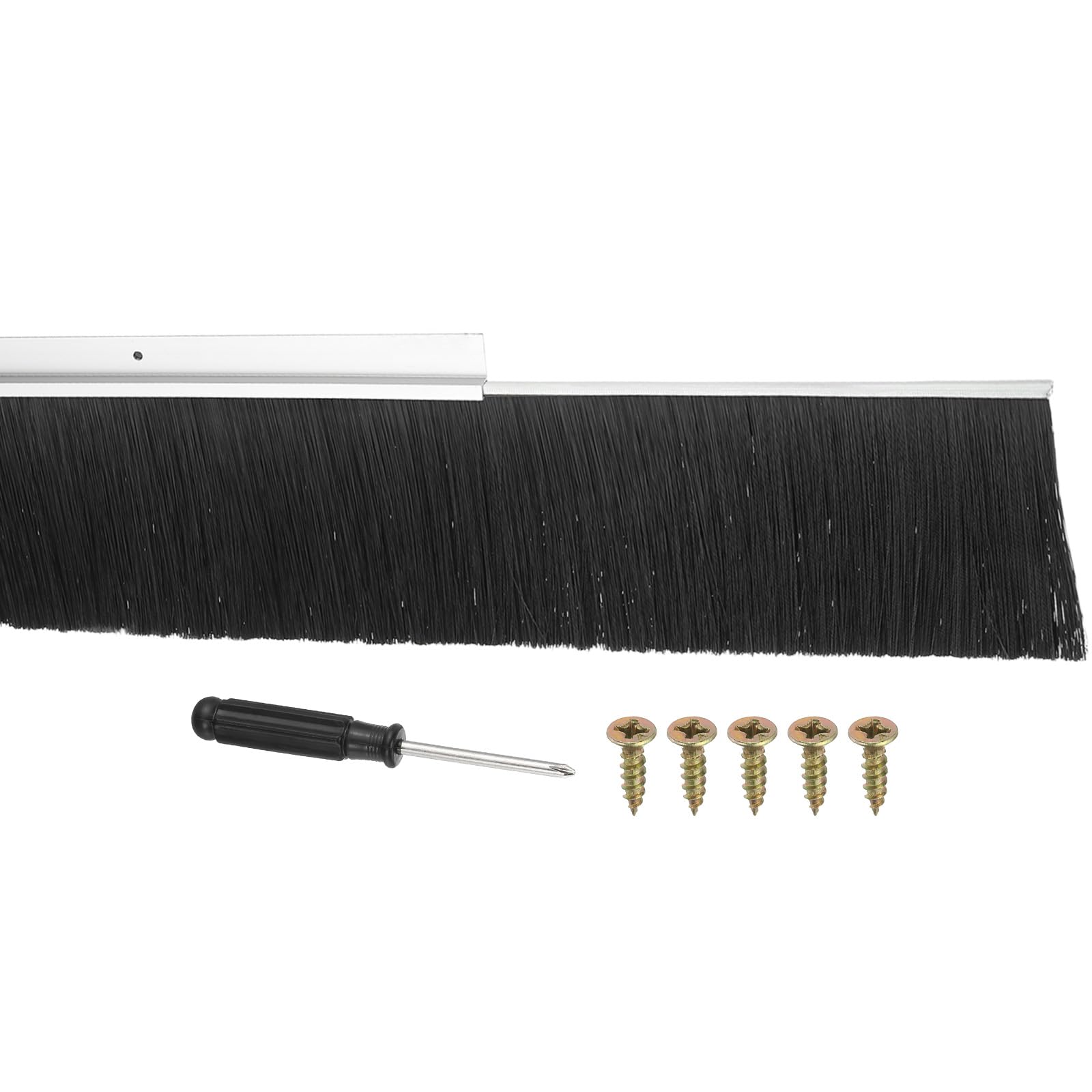 PATIKIL Door Brush Sweeps 2.76" Bristles x 47.24" Long